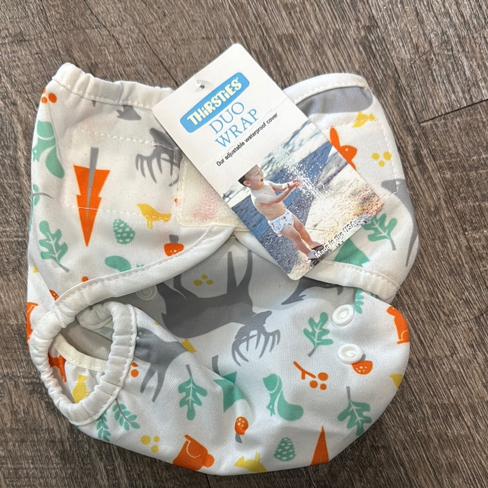 Duo Wrap Diaper Cover - Multicolor Thirsties